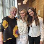 ML Falcone, author and documentarian, with Inspir Carnegie Hill guests, Jamie Bloom and Regina Umansky Large